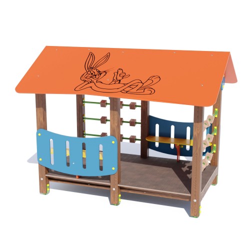 Дитячий будиночок Miros "Кролик Роджер" 2400х1730х1900 мм, код: DIO218