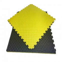 Мат-татамі Lanor Ластівчин хвіст 1000х1000х20мм, жовто-чорний, код: 1562492609-E Мат-татамі Lanor Ластівчин хвіст 1000х1000х20мм, жовто-чорний, код: 1562492609-E