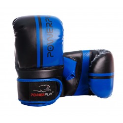 Снарядні рукавиці PowerPlay M, чорно-сині, код: PP_3025_M_Blue/Black