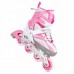 Роликові ковзани SportVida 4 в 1 SV-LG0012 Size 39-42 White/Pink, код: SV-LG0012