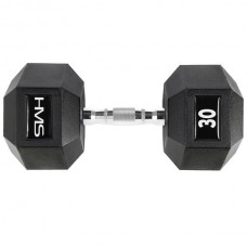 Гантель HMS Hex Pro 1х30 кг, код: 17-66-123-IN
