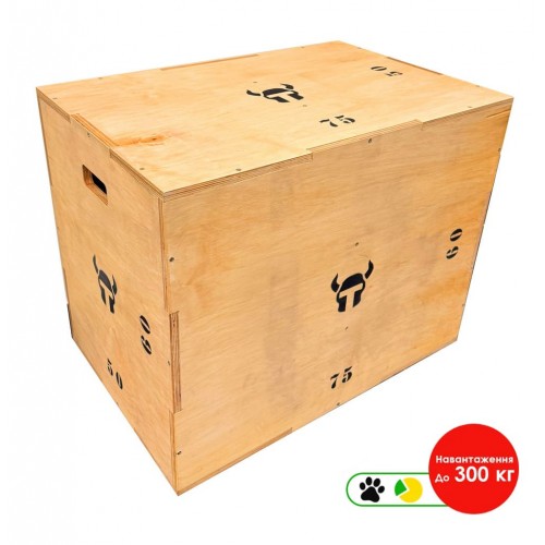 Бокс пліометричний для кросфіту Wuotan (тумба для кросфіту), код: PB.1-W Бокс пліометричний для кросфіту Wuotan (тумба для кросфіту), код: PB.1-W