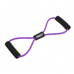 Еспандер EasyFit вісімка трубчастий фіолетовий, код: EF-3947-V-EF