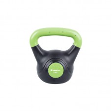 Гиря Insportline Kettlebell Dark 3 кг, чорний-зелений, код: 10732-IN Гиря Insportline Kettlebell Dark 3 кг, чорний-зелений, код: 10732-IN