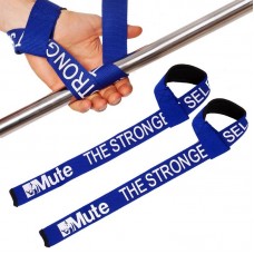 Лямки для станової тяги Mute синій, код: 9153-2_BL