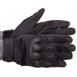 Тактичні рукавички Tactical з відкритими пальцями M чорний, код: BC-8792_MBK
