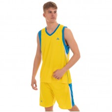 Форма баскетбольна чоловіча PlayGame Lingo 5XL (ріст 180-185) жовтий, код: LD-8095_4XLY-S52