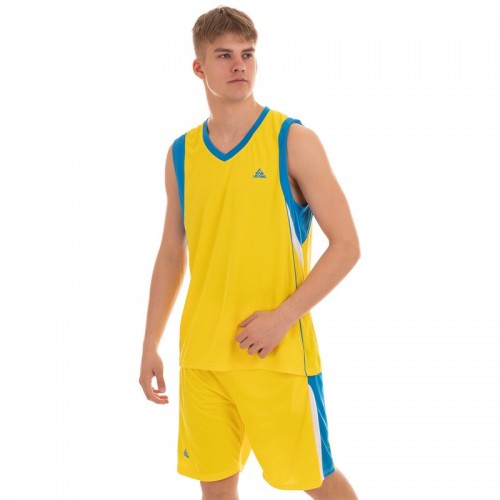 Форма баскетбольна чоловіча PlayGame Lingo 5XL (ріст 180-185) жовтий, код: LD-8095_4XLY-S52