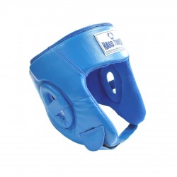 Шолом боксерський відкритий Hard Touch PU розмір L, синій, код: 00468-SNS