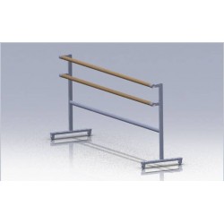 Станок дворядний мобільний з фіксаторами Atletic, код: SS00590-LD Станок дворядний мобільний з фіксаторами Atletic, код: SS00590-LD