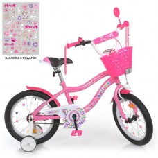 Велосипед дитячий Profi Kids Unicorn d=18, рожевий, код: Y18241-1-MP