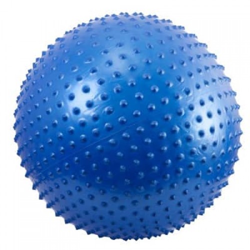 М'яч фітнеса масажний FitGo 550 мм, сірий, код: 5415-1GR-WS