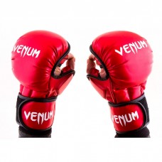Рукавички Venum MMA M, червоний, код: VM415-MR-WS