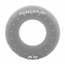 Еспандер кистьовий силіконовий PowerPlay Hand Grip Large 25 кг, сірий, код: PP_4338_Grey_25kg