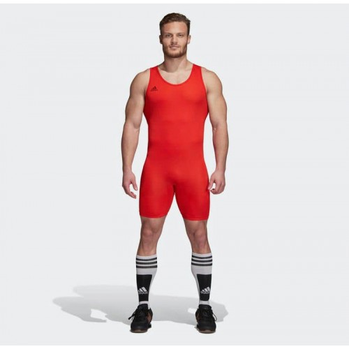 Костюм для важкої атлетики Adidas PowerLiftSuit S, червоний, код: 15561-567