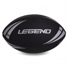 М"яч для регбі Legend №3 PVC білий-салатовий, код: R-3293-S52