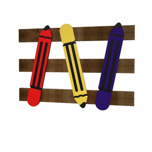 Секція огорожі InterAtletika Олівці 861х35х619, код: S764.12-SM Секція огорожі InterAtletika Олівці 861х35х619, код: S764.12-SM