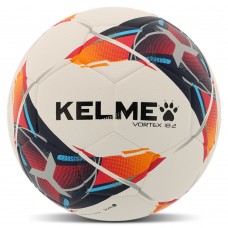 М"яч футбольний Kelme Vortex 18.2 №5 PU, білий-червоний, код: 8101QU5001-9423-5-S52