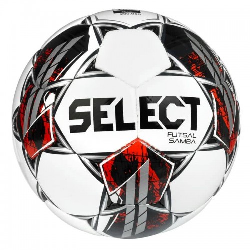 Футзальний м"яч Select Futsal Samba (FIFA Basic) v22 №4, біло-сріблястий, код: 5703543298402 Футзальний м"яч Select Futsal Samba (FIFA Basic) v22 №4, біло-сріблястий, код: 5703543298402