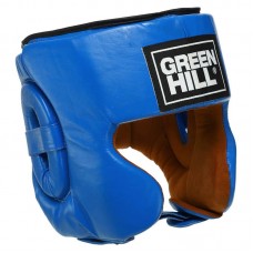 Шолом боксерський в мексиканському стилі шкіра GreenHill L, синій, код: BO-0575_LBL