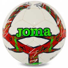 М"яч футбольний Joma Dali III №5, білий-червоний, код: 401412-206-T5-S52