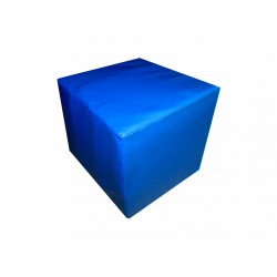 Кубик набірний Tia-Sport шкірозамінник, 300х300 мм, синій, код: sm-0103-2