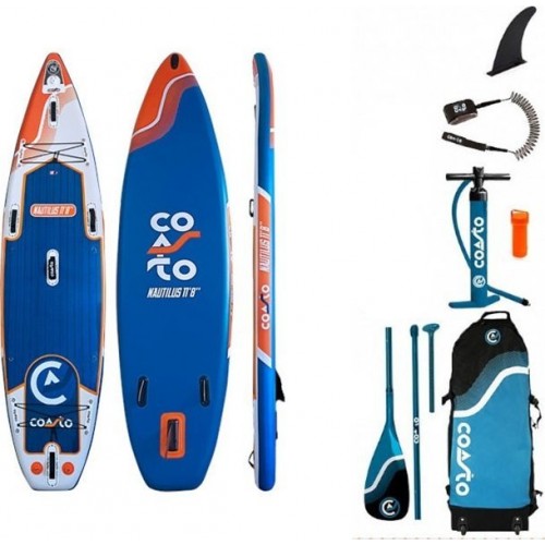 Надувна SUP дошка (Сапборд) Coasto Nautilus 11.8 XL 355, код: 3700691414984-IN Надувна SUP дошка (Сапборд) Coasto Nautilus 11.8 XL 355, код: 3700691414984-IN