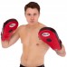 Лапа пряма подовжена для боксу та єдиноборств Twins 36x19x6см 1шт, червоний, код: PML-9-L_R Лапа пряма подовжена для боксу та єдиноборств Twins 36x19x6см 1шт, червоний, код: PML-9-L_R