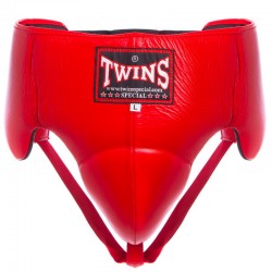 Захист паху чоловічий з високим поясом Twins L (обхват талії 80-87см) червоний, код: APL1_LR-S52