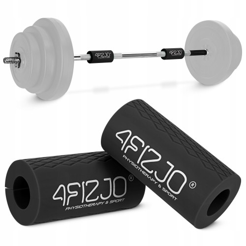 Розширювальні накладки на гриф 4Fizjo Fat Grip силіконові, 2 шт, чорний, код: P-5905973404327