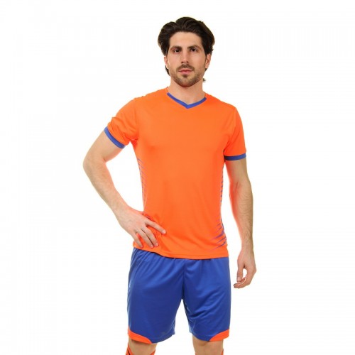 Футбольна форма PlayGame Lingo XL, ріст 170-175, помаранчевий-синій, код: LD-5018_XLORBL