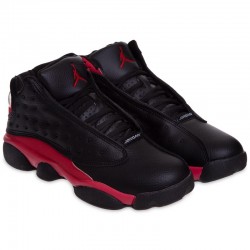 Кросівки для баскетболу Jdan розмір 41 (26см), чорний-червоний, код: 2110-1_41BKR