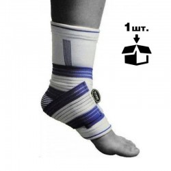 Спортивний бандаж на голеностоп Power System Ankle Support Pro Blue/White L/XL, код: PS-6009_L/XL_White-Blue