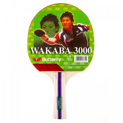 Ракетка для настільного тенісу Butterfly Wakaba 3000, код: W-3000