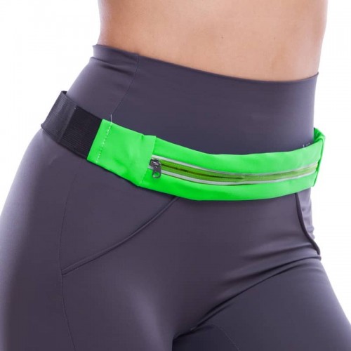 Сумка на пояс для бігу з одним відділеннями на блискавках Camping 900х330 мм зелений, код: GA-1767_G-S52 Сумка на пояс для бігу з одним відділеннями на блискавках Camping 900х330 мм зелений, код: GA-1767_G-S52