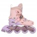 Ролики квади розсувні Fei Bao S (31-34), рожевий, код: SK-318_SP