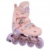 Ролики квади розсувні Fei Bao S (31-34), рожевий, код: SK-318_SP