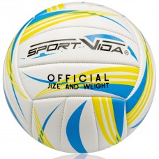 М"яч волейтбольний SportVida №5, білий-синій-жовтий, код: SV-SE0103