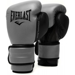 Боксерські рукавиці Everlast Powerlock 2R Training Glove 10 унцій, сірий-чорний, код: 009283608521 Боксерські рукавиці Everlast Powerlock 2R Training Glove 10 унцій, сірий-чорний, код: 009283608521