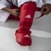 Захист гомілки та стопи Adidas з ліцензією WKF S (34-36), червоний, код: 15561-666