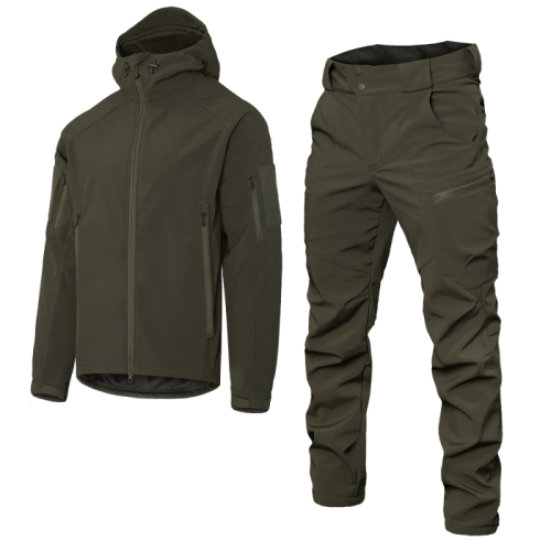 Костюм Camotec SoftShell 2.0, розмір XXL, оливковий, код: 2972900105537