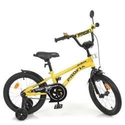 Велосипед дитячий Profi Kids Shark d=16, жовто-чорний, код: Y16214-1-MP