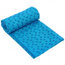 Йога рушник (килимок для йоги) FitGo 1830x630 мм, синій, код: FI-4938_BL