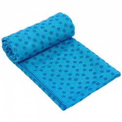 Йога рушник (килимок для йоги) FitGo 1830x630 мм, синій, код: FI-4938_BL