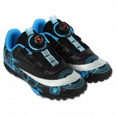 Сороконіжки футбольні дитячі Lijin розмір 36, чорний-синій, код: 004-32-38-1_36