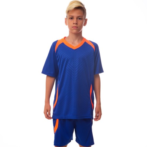 Футбольна форма підліткова PlayGame Perfect розмір 28, ріст 140, синій, код: CO-2016B_28BL