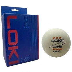 Кульки для настільного тенісу Loki, 40+мм, 24шт, білий, код: LK24-WS Кульки для настільного тенісу Loki, 40+мм, 24шт, білий, код: LK24-WS
