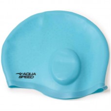 Шапочка для плавання Aqua SpeedEar Cap Comfort бірюзовий, код: 5908217698926