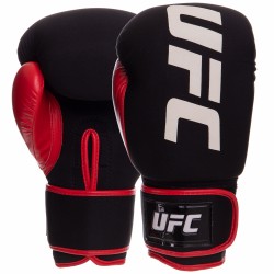 Рукавички боксерські UFC Pro Washable L червоний, код: UHK-75012-S52