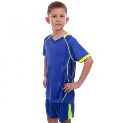Форма футбольна дитяча PlayGame Lingo розмір 32, ріст 145-155, синій, код: LD-5019T_32BL-S52